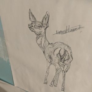 I can draw tattoo's, I love to do it.